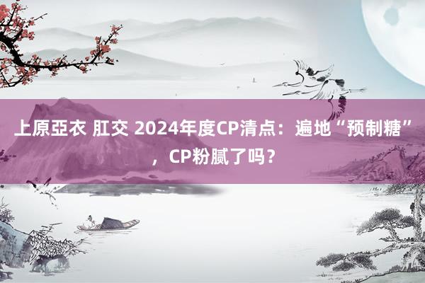 上原亞衣 肛交 2024年度CP清点：遍地“预制糖”，CP粉腻了吗？